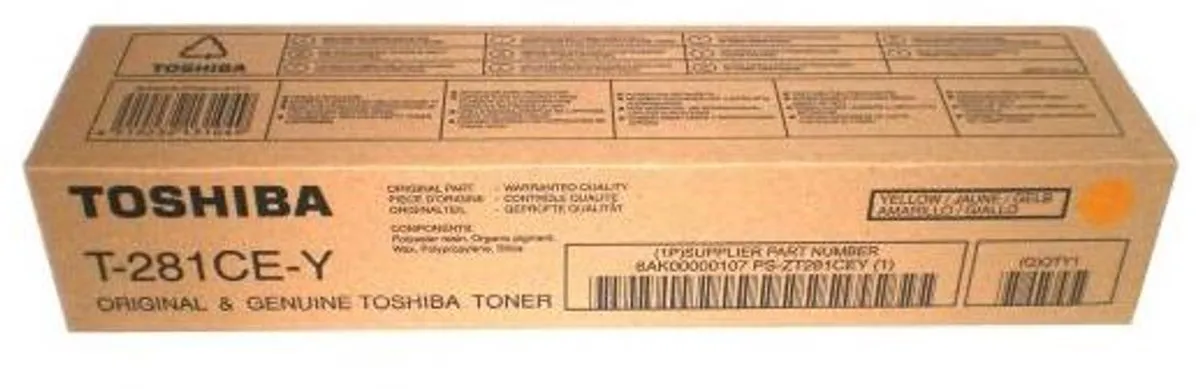 Toshiba 6AK00000107 Tonercartridge Geel - 10.000 pagina's