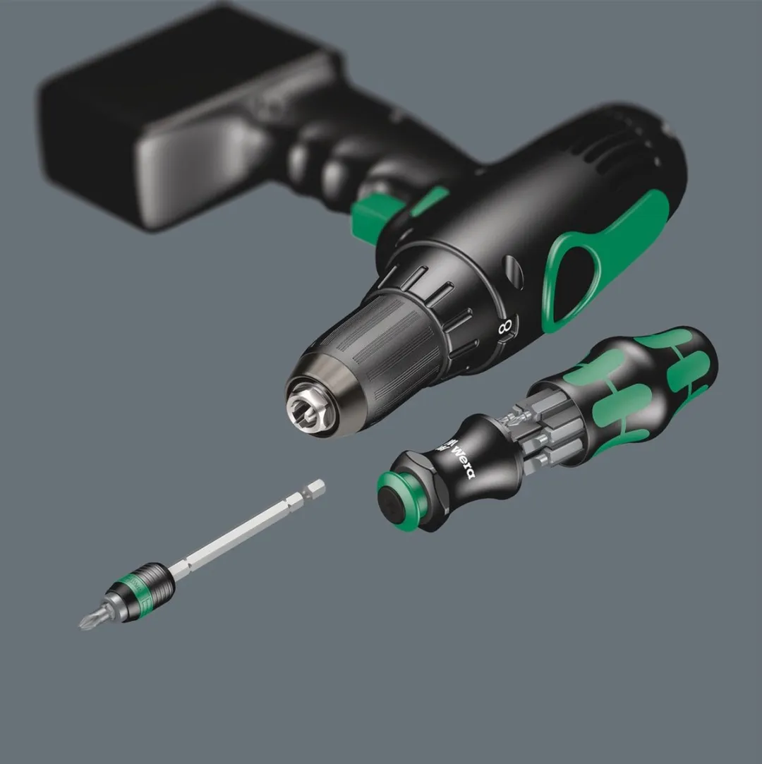 Wera Kraftform Kompakt 5051025001 Handbithouder - 8-delig - Groen/Zwart
