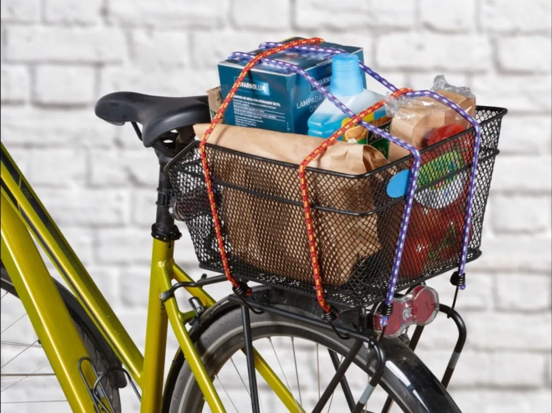 PARKSIDE Bagagebanden 4-delig - 2x65cm + 2x45cm - Rood/Blauw/Oranje