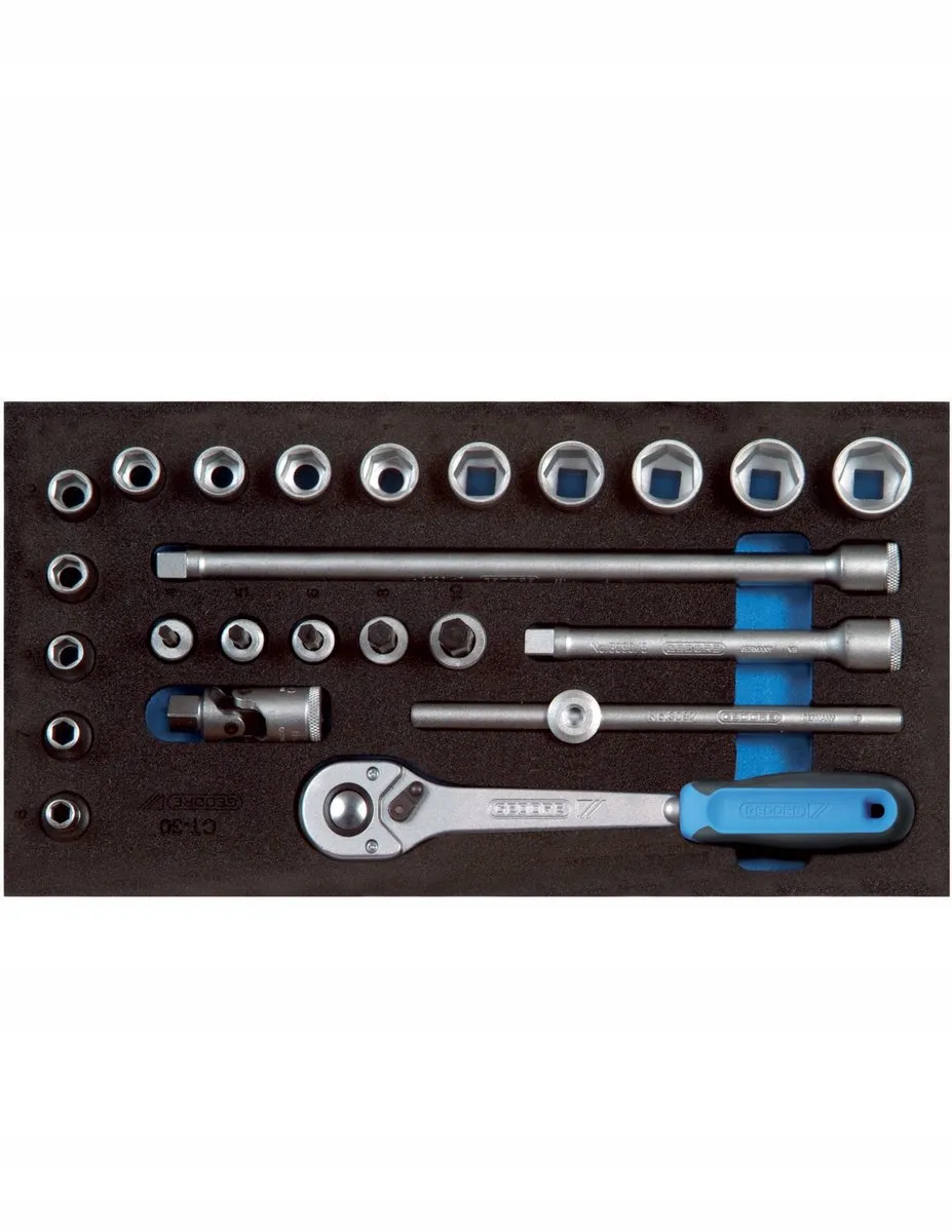 Gedore Dopsleutel Set 3/8" 1500 CT1-30
