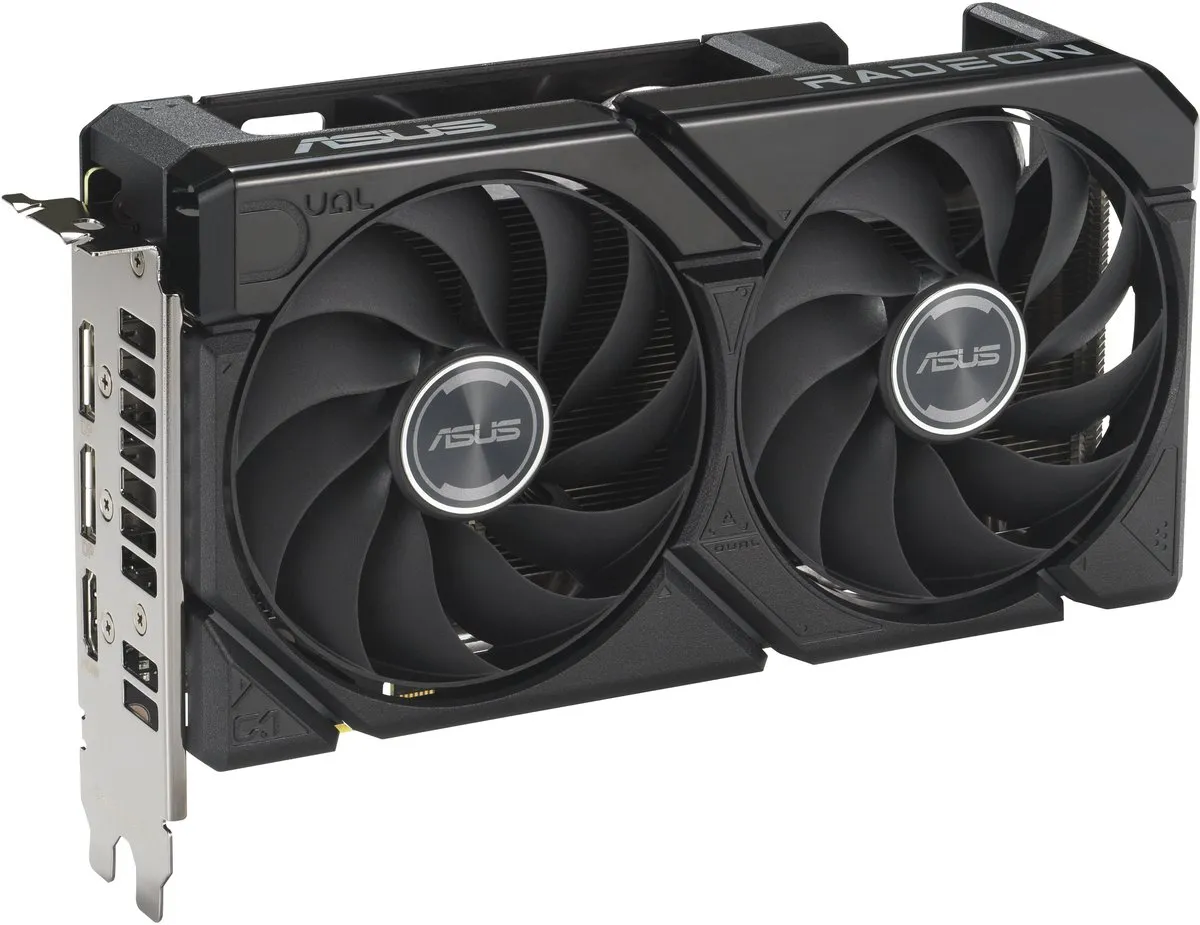 ASUS DUAL RX 9060 XT Videokaart 8GB - Zwart