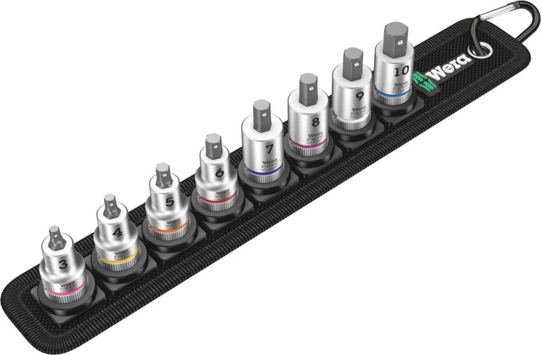 Wera Belt B HF 2 Zyklop 8-delige Bitdoppenset - 3/8"