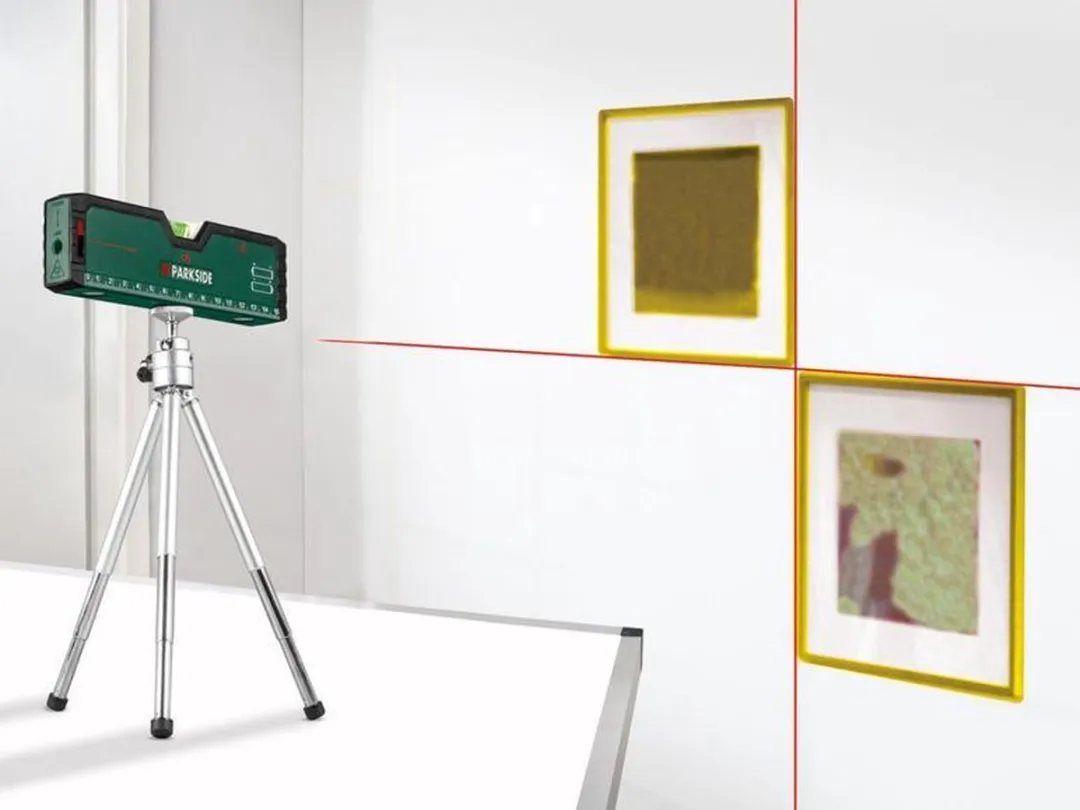 PARKSIDE NVT Laserwaterpas - Met mini-statief en pointerfunctie