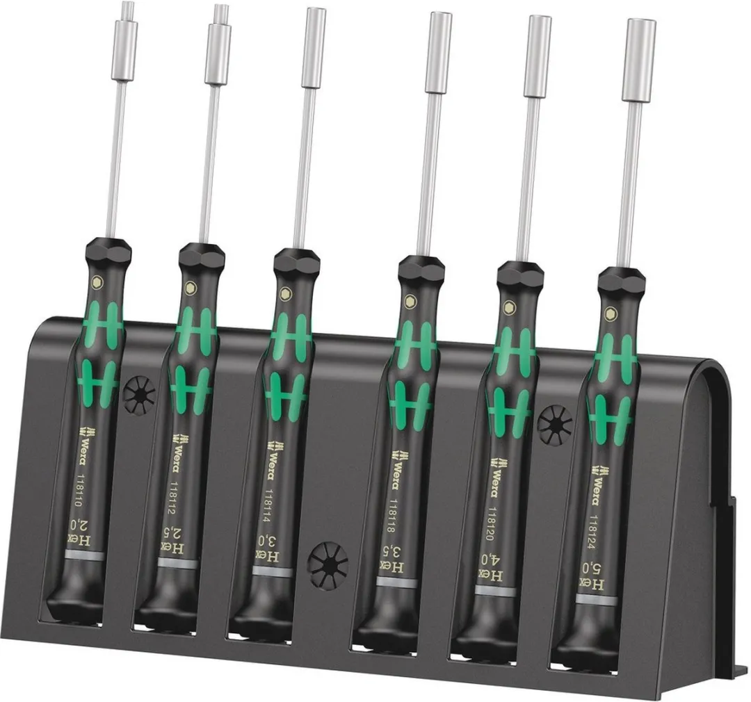 Wera 2069/6 Schroevendraaierset Elektronica 6-delig - 2-5mm