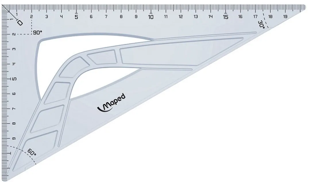 Maped Winkelhaak 60° 32cm - Transparant