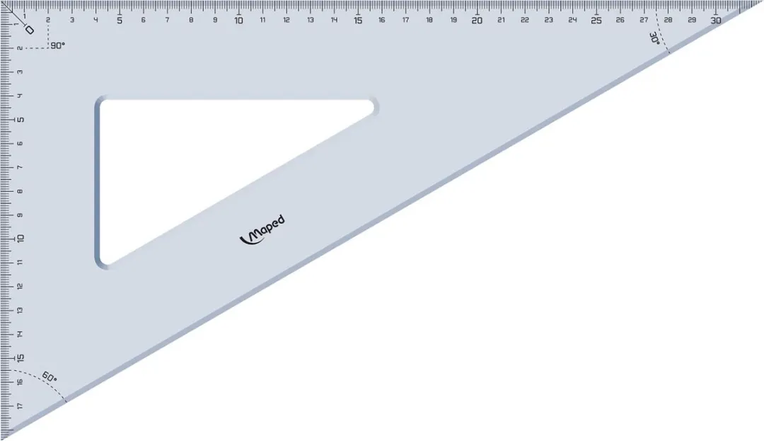 Maped Winkelhaak 60° 32cm - Transparant