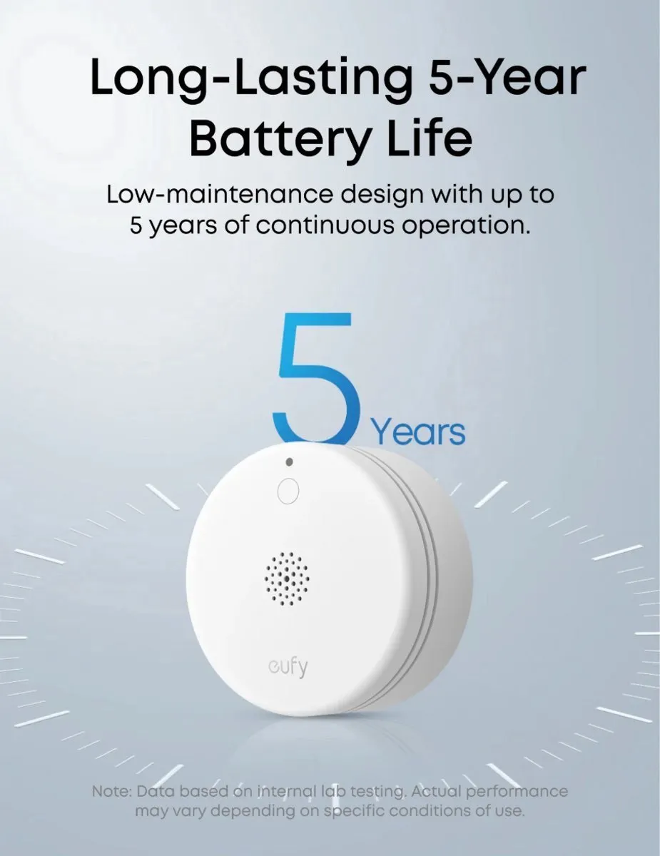 Eufy HomeBase 3 S380 + Rookmelder E10 Wit - Alarm Bundel