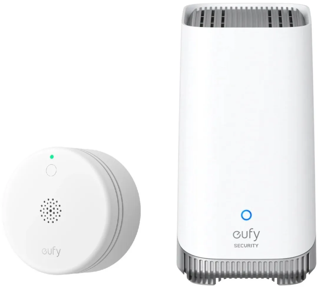 Eufy HomeBase 3 S380 + Rookmelder E10 Wit