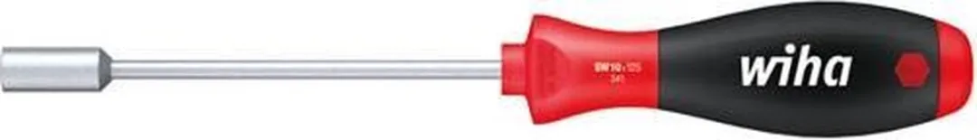 Wiha SoftFinish Zeskantdopsleutel 14mm x 125mm - Zwart/Rood