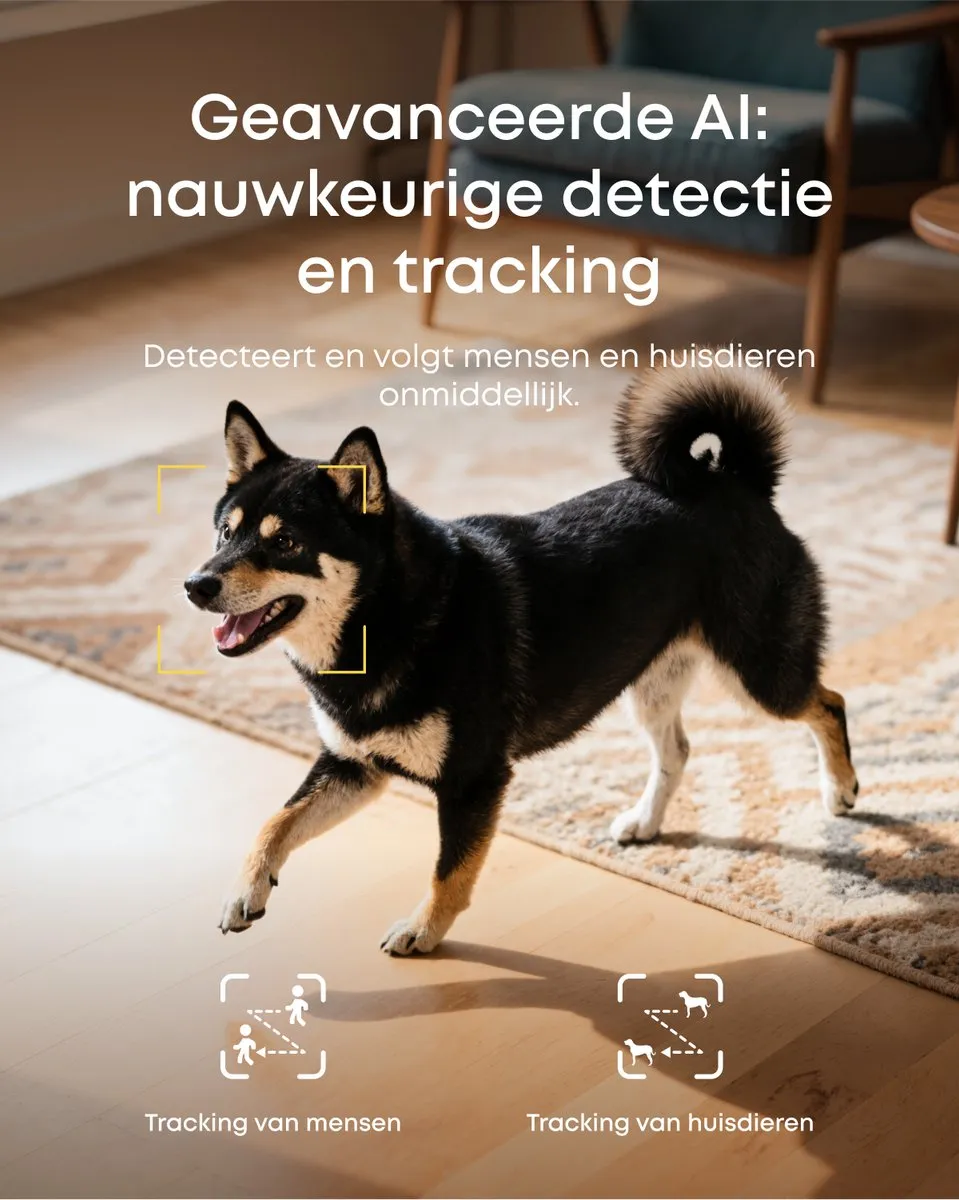 Eufy Security E220 Binnencamera 2K - Pan & Tilt - Huisdiercamera
