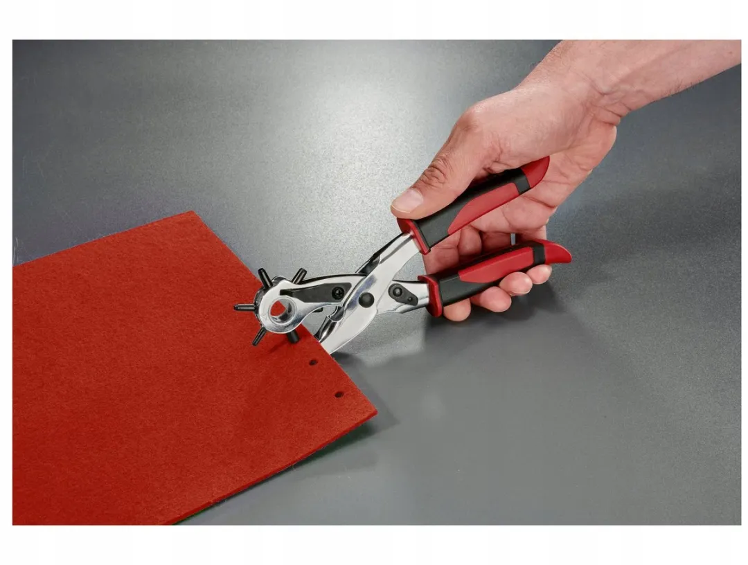 Parkside Revolverpons - 128-delige accessoireset Rood/Zwart/Zilver