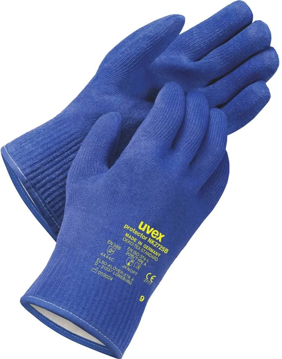 Uvex Protector NK2725B Werkhandschoen - Blauw - EN 388:2016