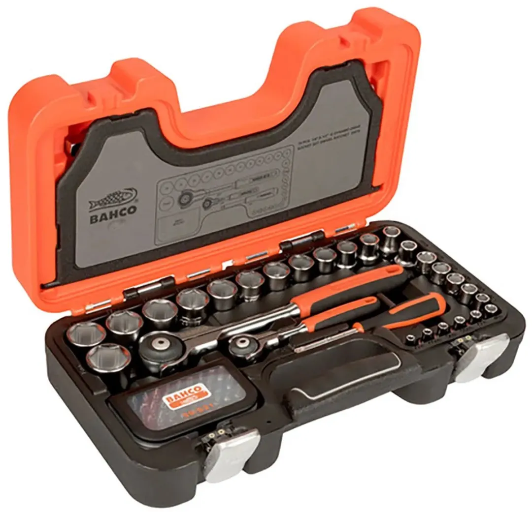 Bahco SW79 Kracht-dopsleutelinzetset 1/2" 1/4"