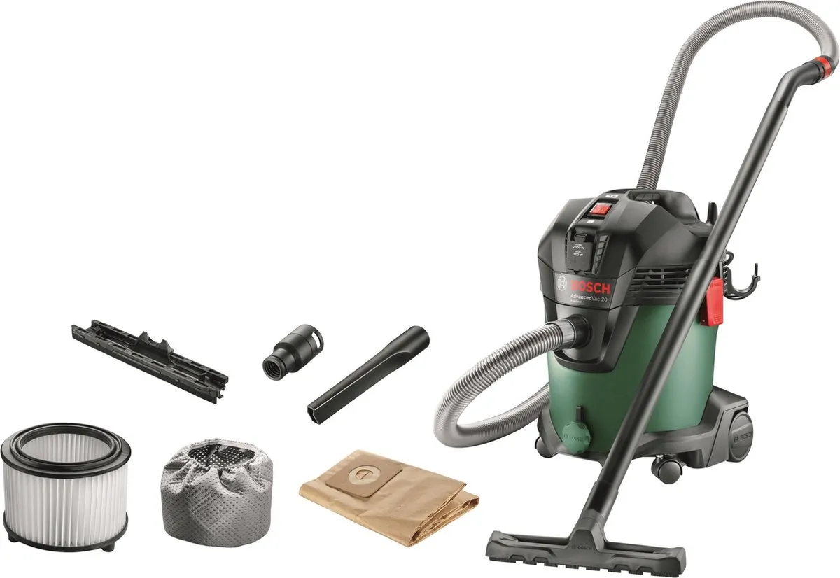 Bosch AdvancedVac 20 Bouwstofzuiger 1200W