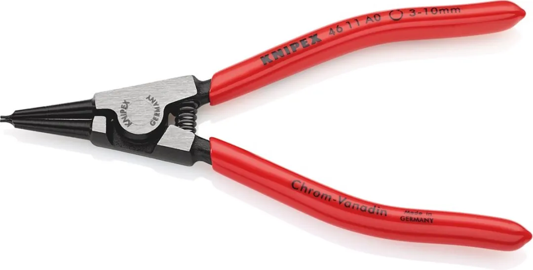Knipex Seegeringtang 140mm - Ø 3-10mm - Rood