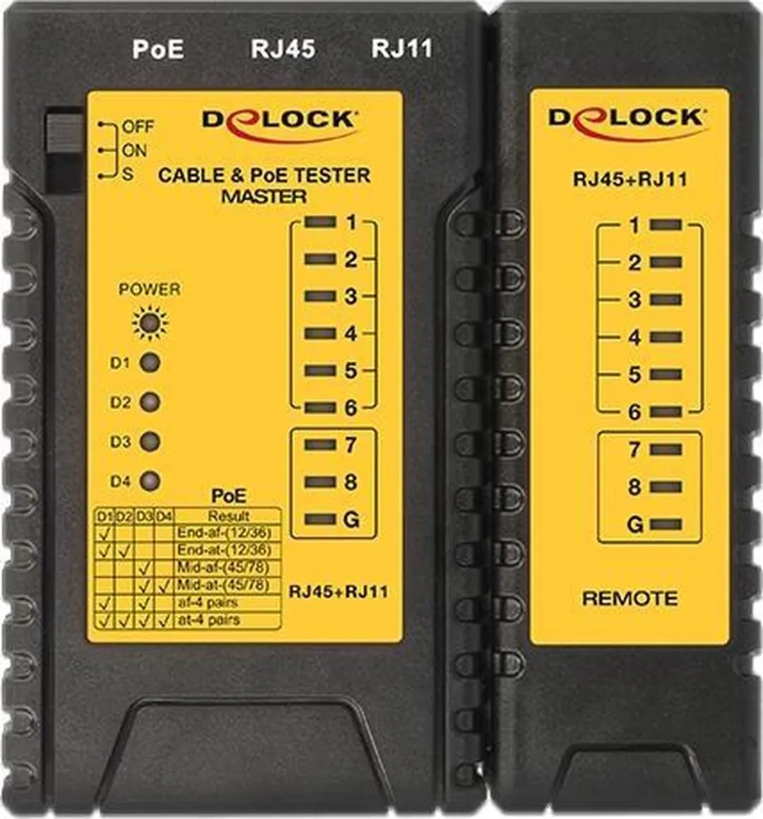 Delock 86107 Netwerkkabeltester