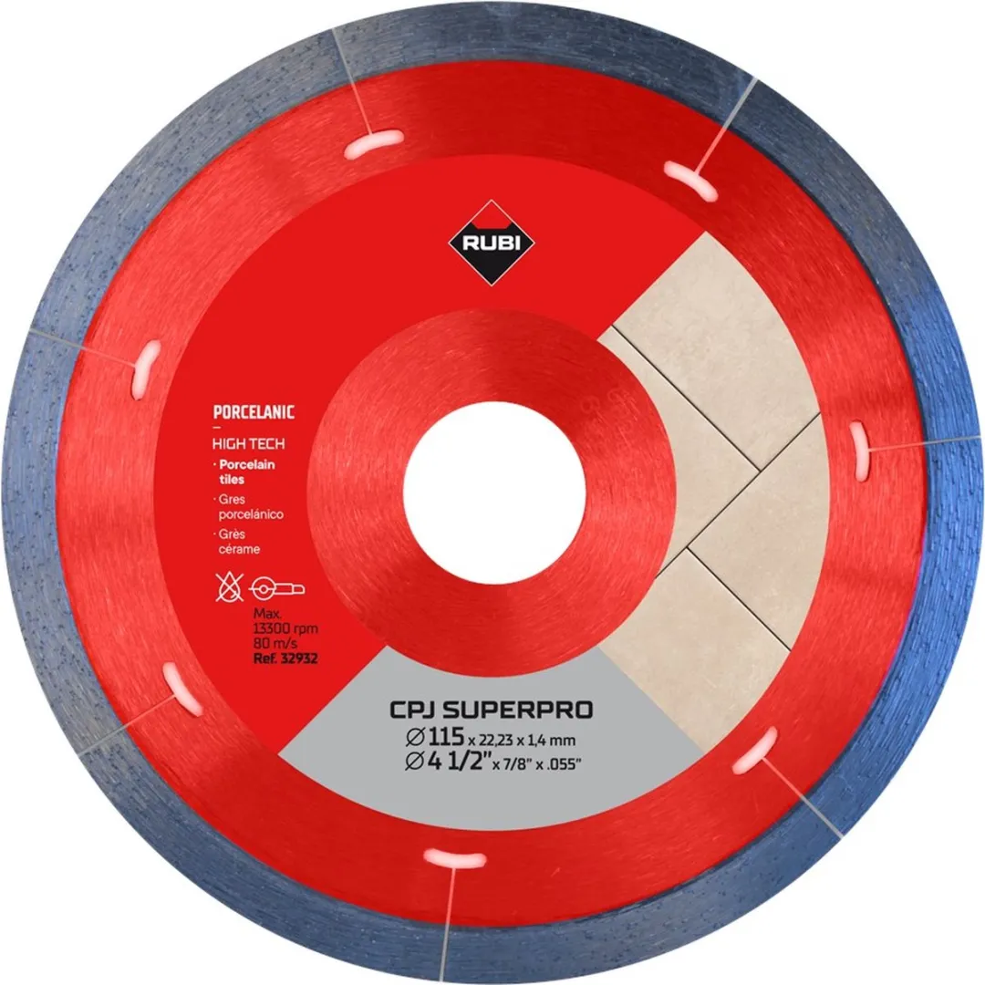 Rubi Diamantzaagblad CPJ 115mm - Keramiek