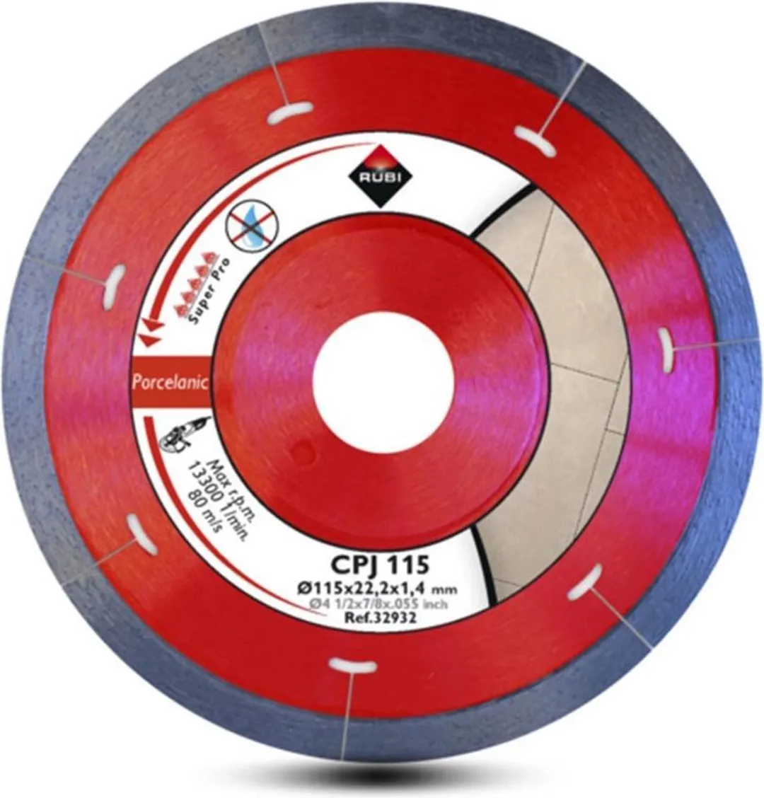Rubi Diamantzaagblad CPJ 115mm - Keramiek