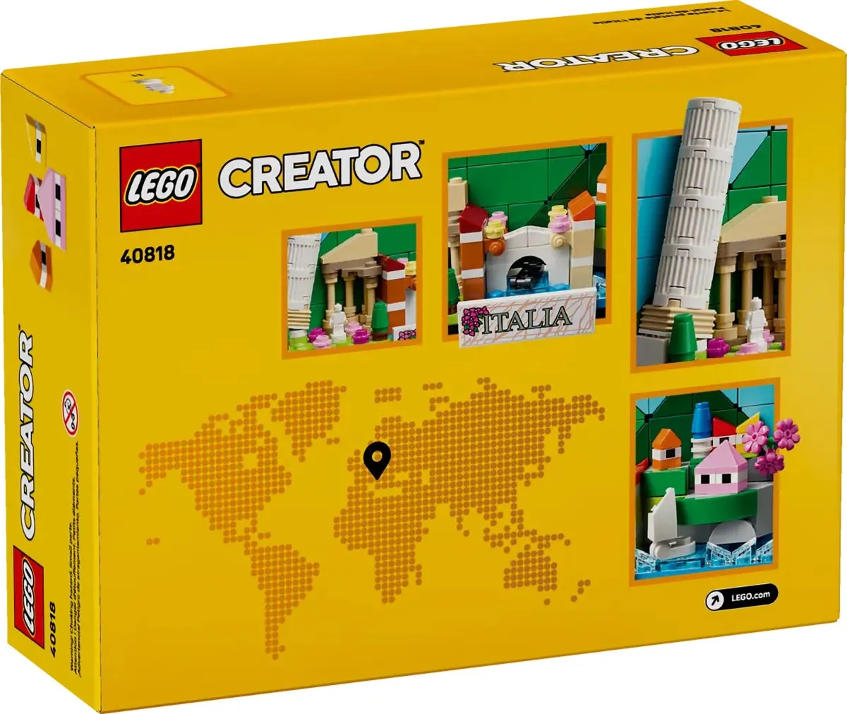 LEGO Creator Ansichtkaart Italië 40818 - 189 Stenen - Multikleur