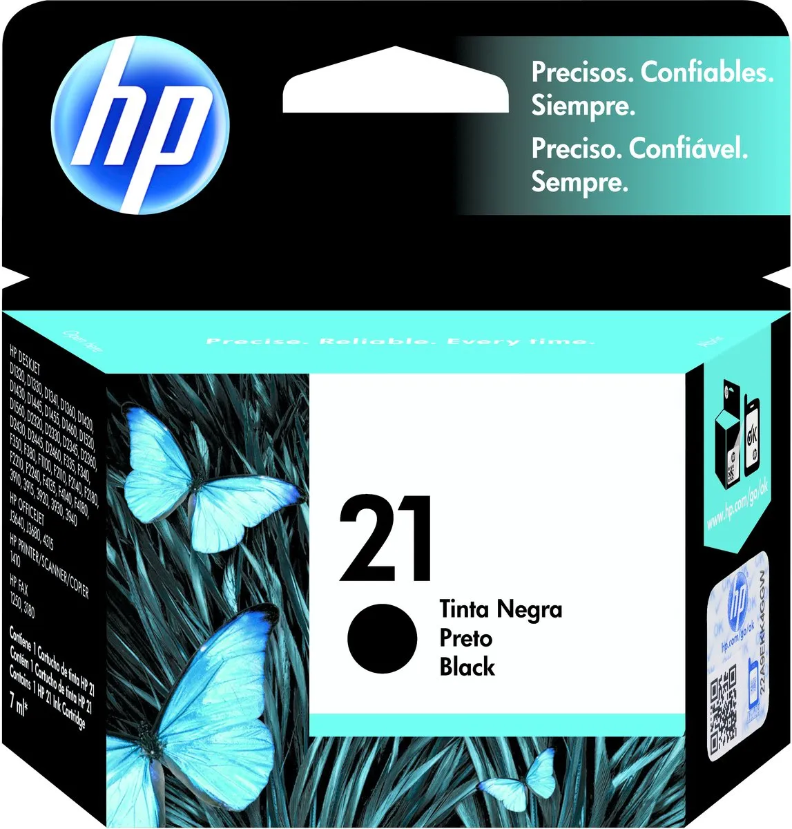 HP 21 C9351AA Inktcartridge - Zwart - 190 pagina's
