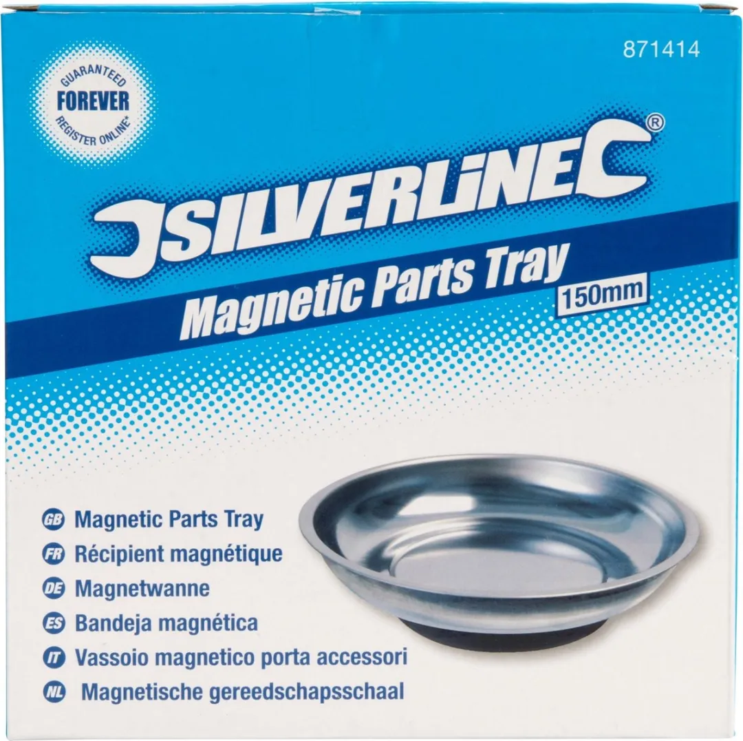 Silverline Magnetische Gereedschapsschaal 150mm - Roestvrijstaal