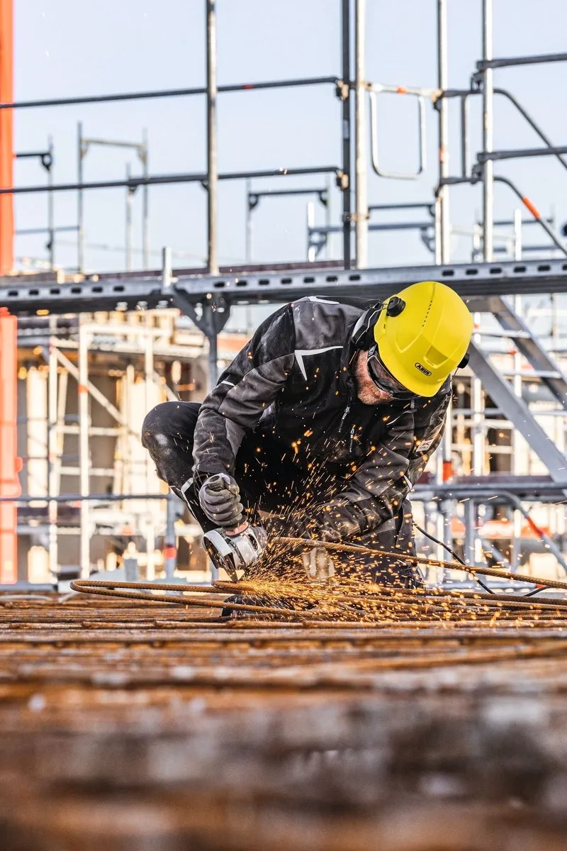 ABUS Scator Industriële Veiligheidshelm - Geel