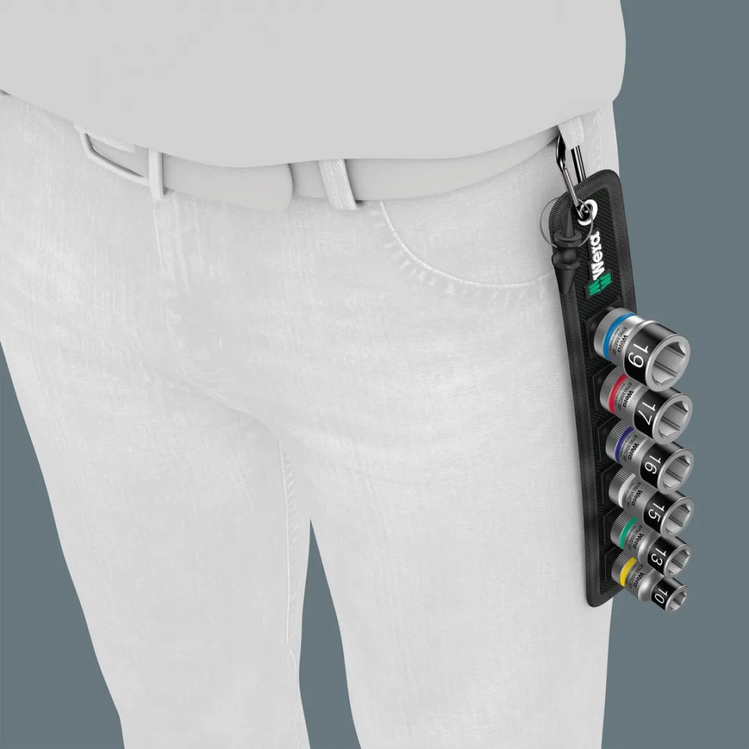 Wera Zyklop 05003995001 Dopsleutelinzetset 1/2" - 7-delig