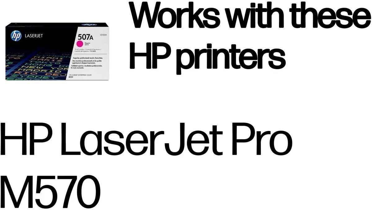 HP 507A Tonercartridge Magenta - 6000 pagina's