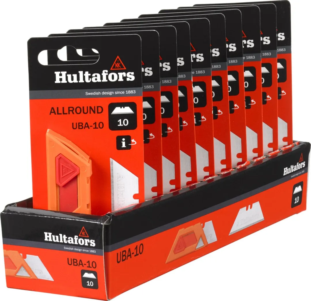 Hultafors Reservemes Allround UBA-10 - 10 Stuks - Zwart