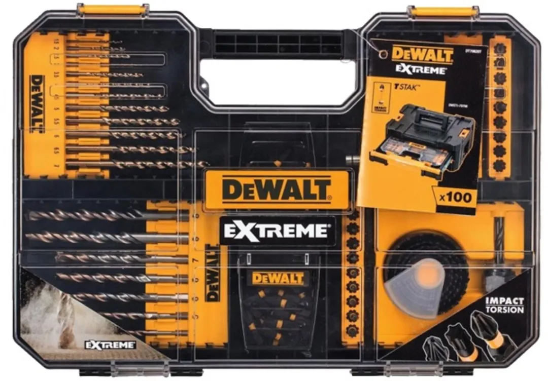 DeWalt Extreme Impact Torsion Gereedschapscombiset 100 Stuks