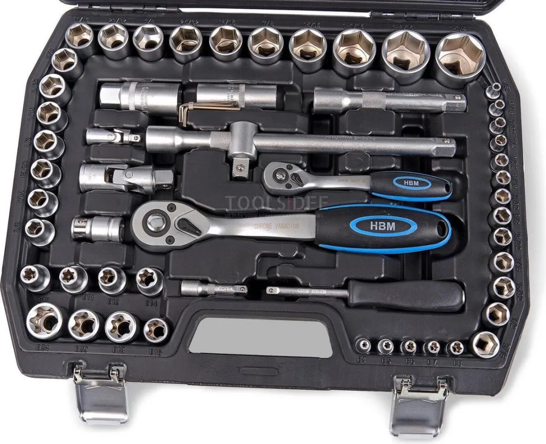 HBM 108-delige Doppenset INCH Maten - 27
