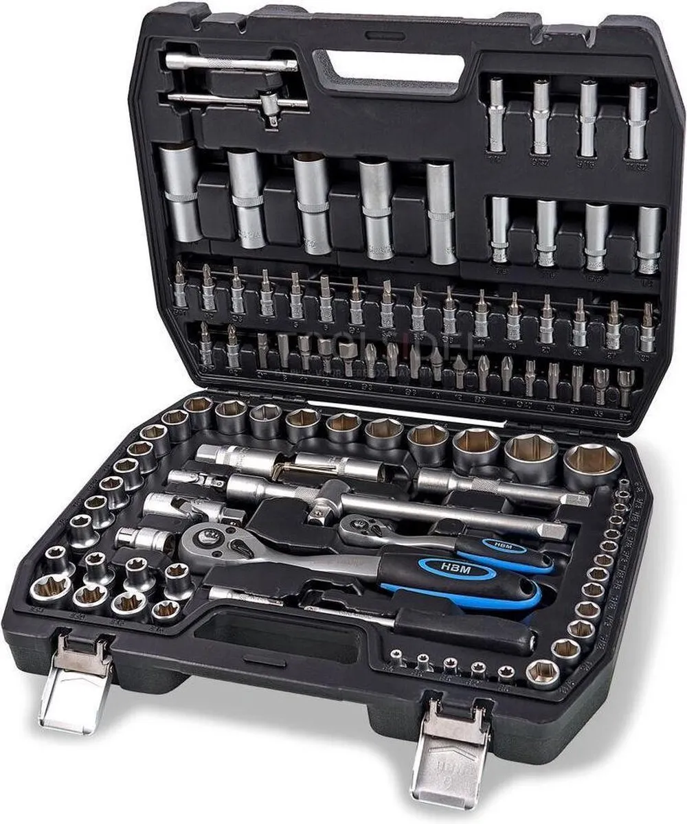HBM 108-delige Doppenset INCH Maten