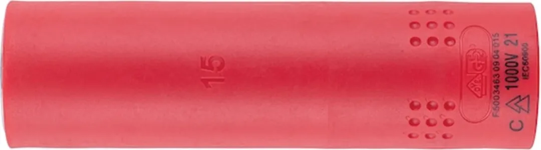Würth VDE Dopsleutel 1/2 inch 15mm