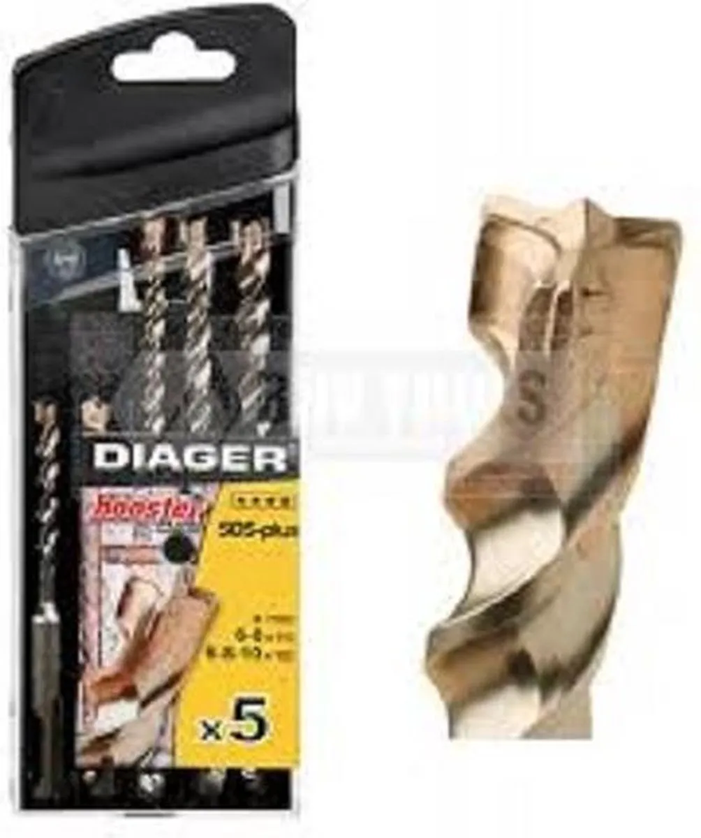 Diager Booster Plus SDS-plus Betonboor 5-delig Set