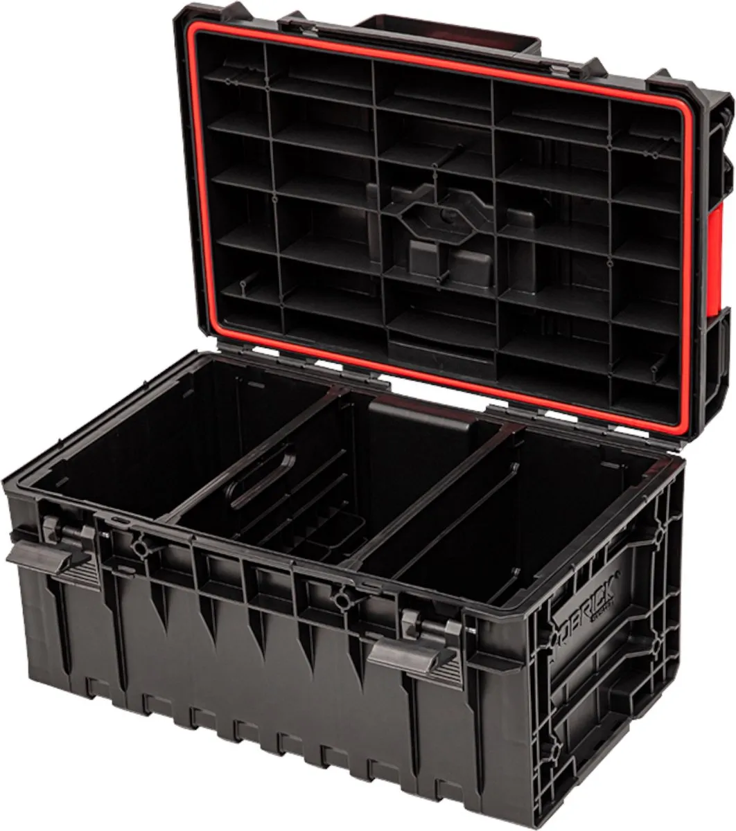 Toolbrothers RHINO XXL Gereedschapskoffer ECO Basis - 38L - Rood/Zwart - afbeelding 5 van 5