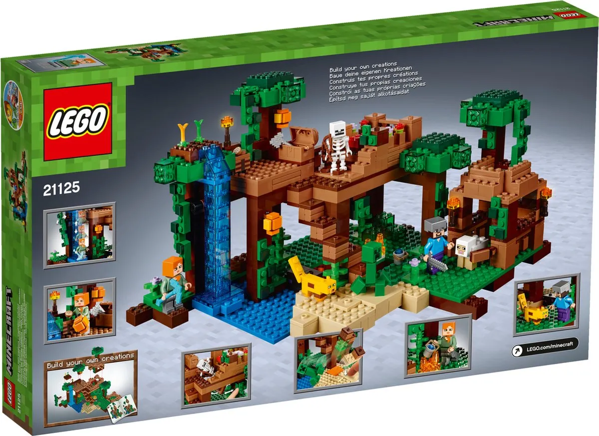 LEGO Minecraft De Jungle Boomhut 21125 - 706 Stukken