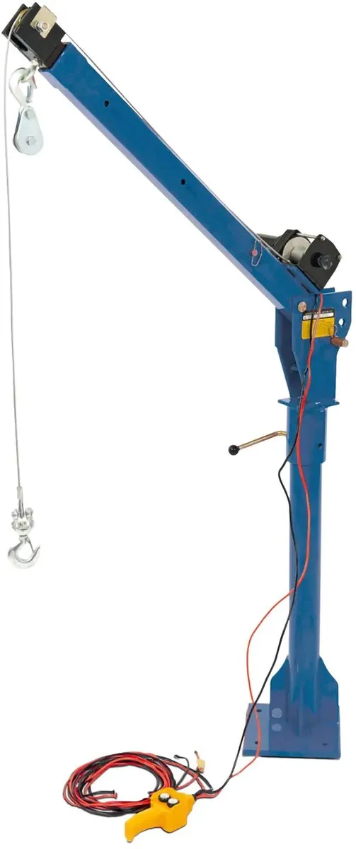 HBM 12V 500kg Elektrische Aanhangwagenkraan