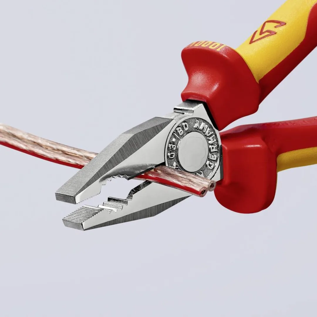 Knipex Combinatietang 180mm VDE - Verchroomd