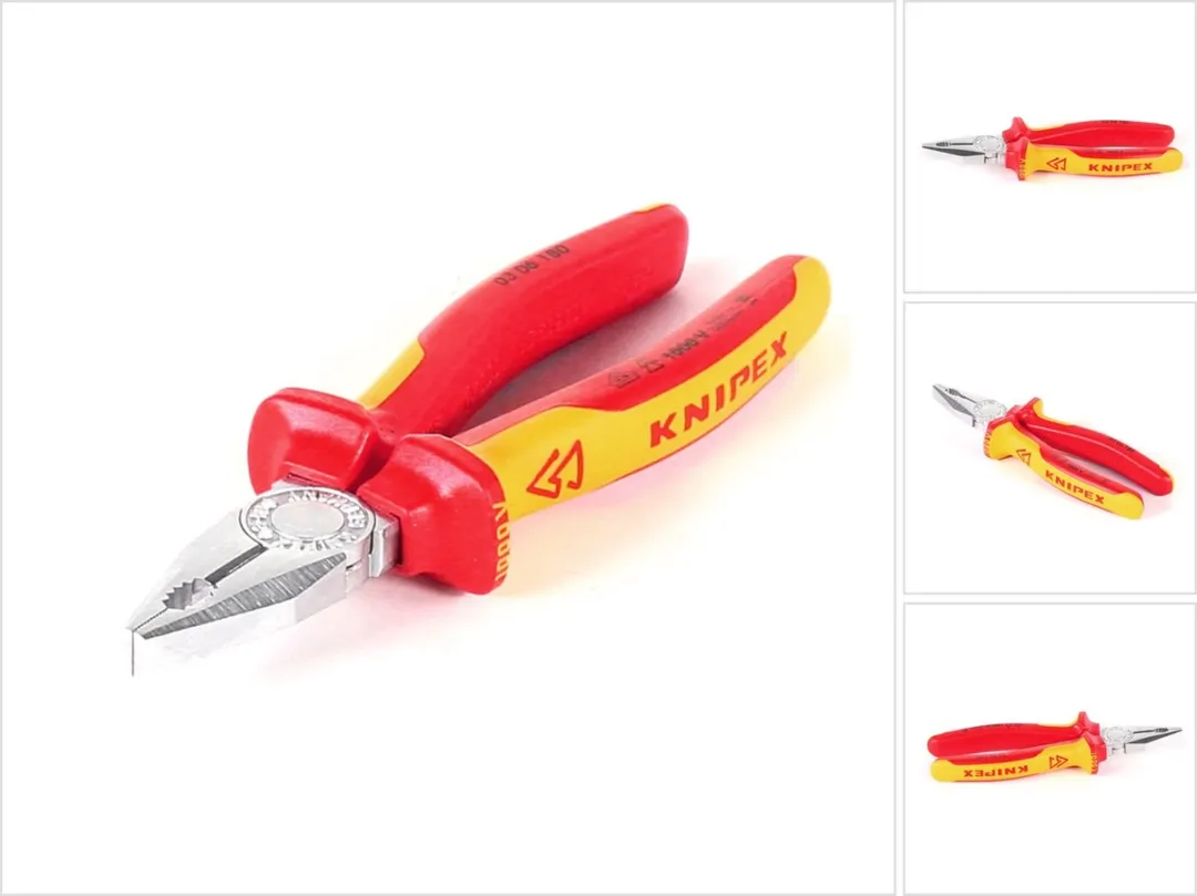 Knipex Combinatietang 180mm VDE - Verchroomd