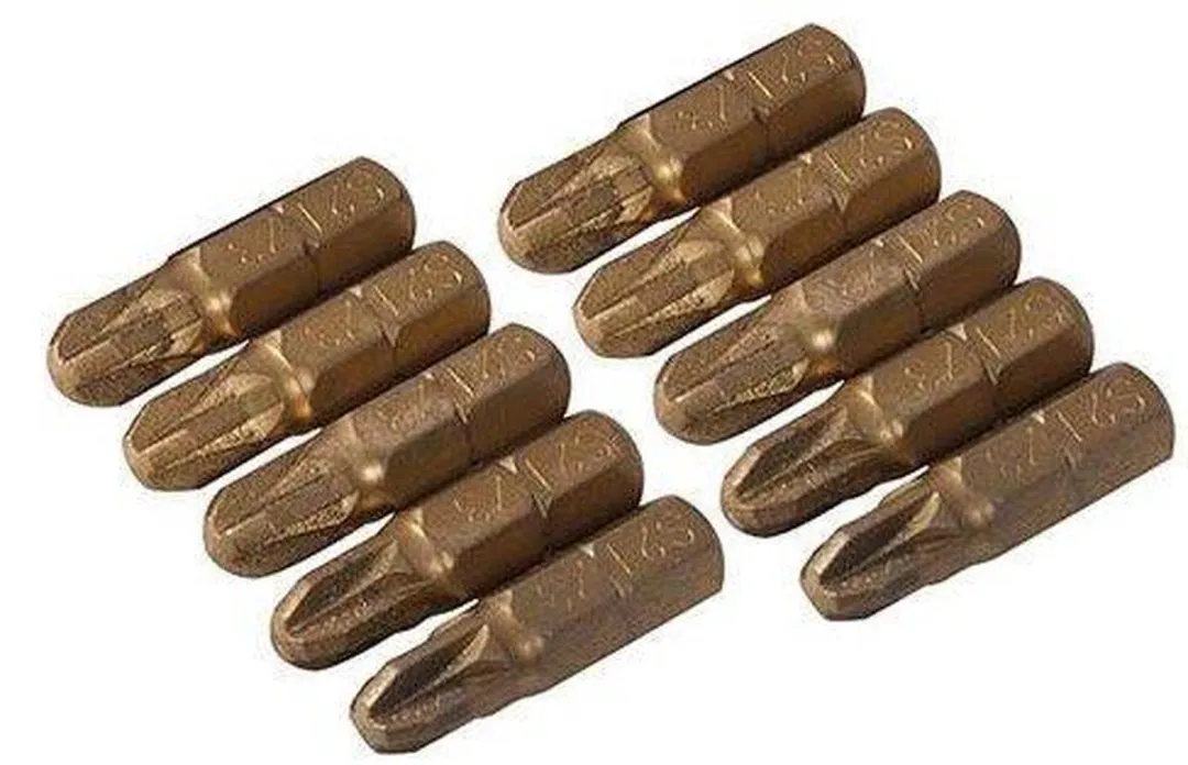 Silverline Pozidriv Diamant Schroevendraaierbits 10 Stuks - MPN 124365