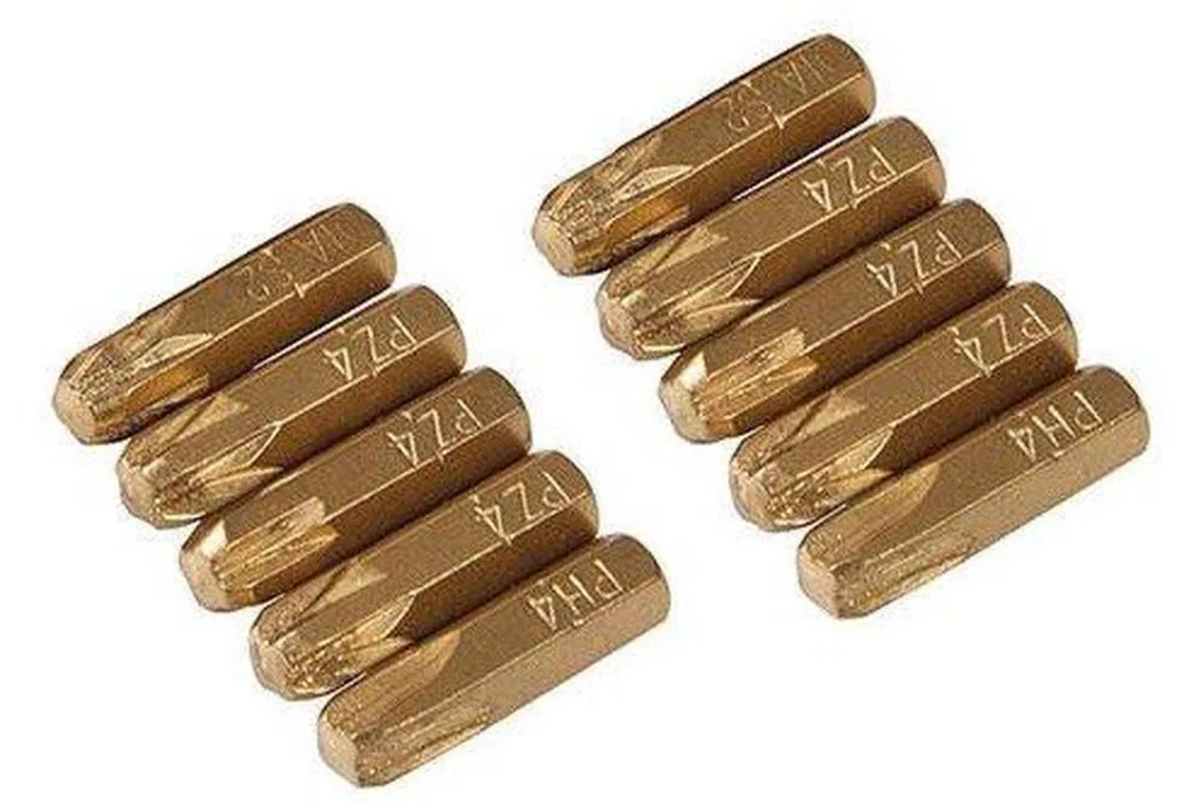 Silverline Pozidriv Diamant Schroevendraaierbits 10 Stuks - MPN 124365