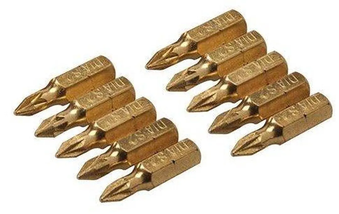 Silverline Pozidriv Diamant Schroevendraaierbits 10 Stuks - MPN 124365