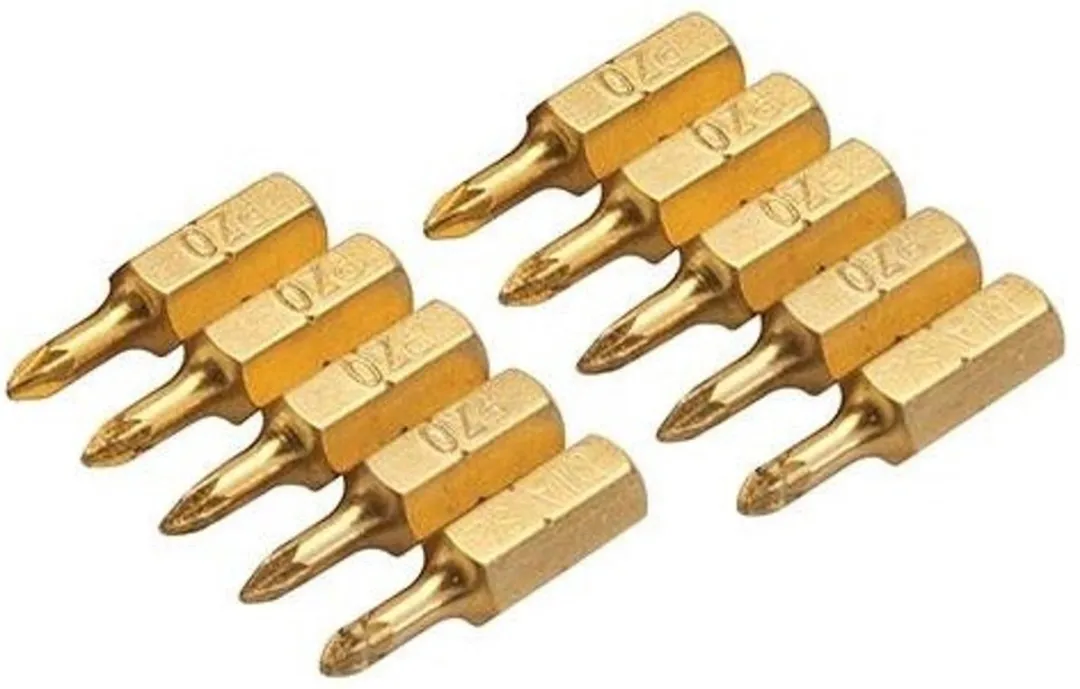 Silverline Pozidriv Diamant Schroevendraaierbits 10 Stuks