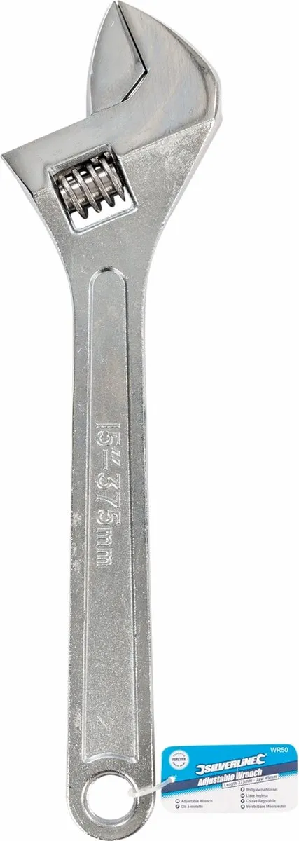Silverline WR50 Verstelbare Moersleutel 375x45mm