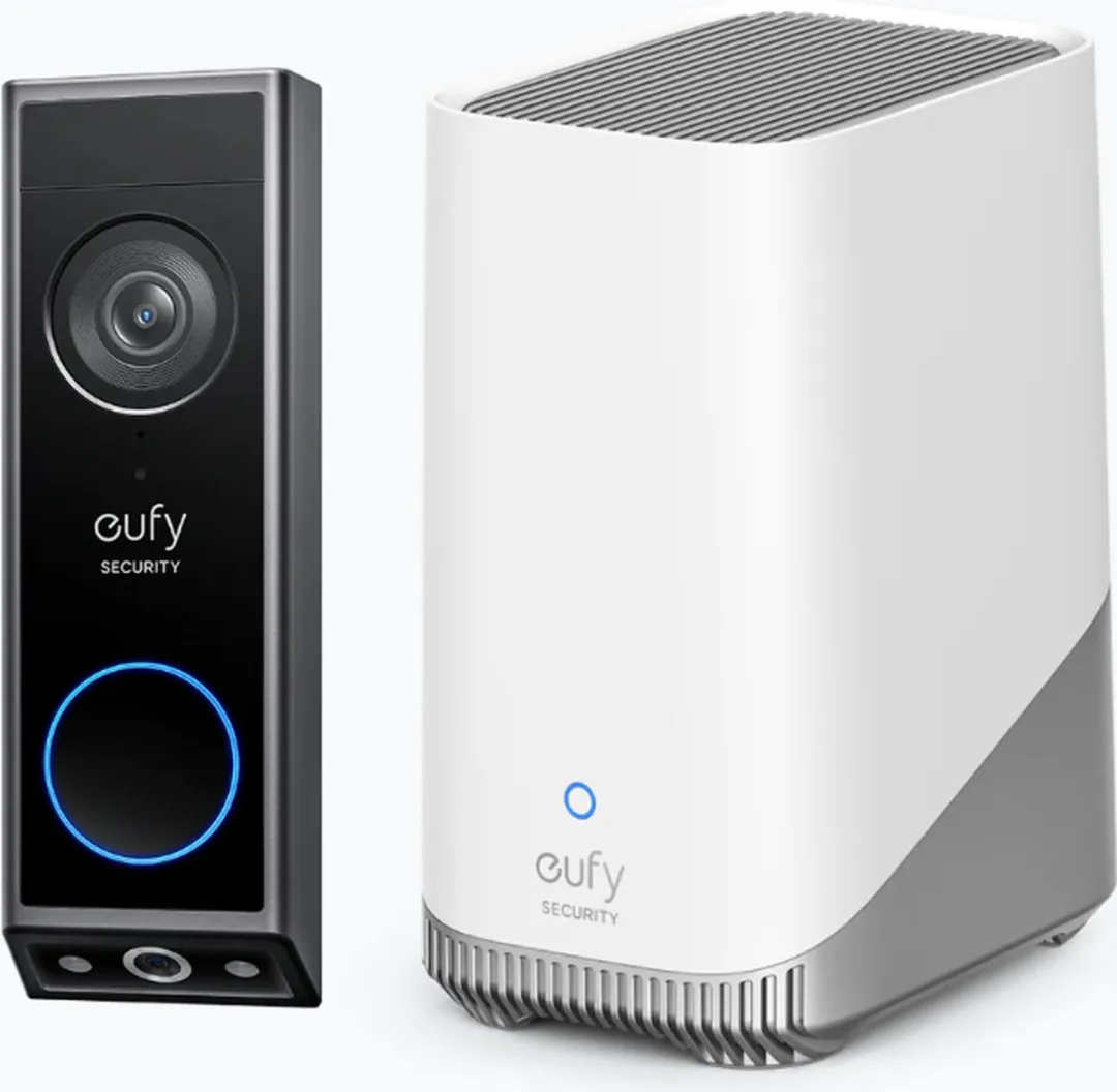 Eufy Security E340 Video Doorbell + HomeBase 3 Bundel