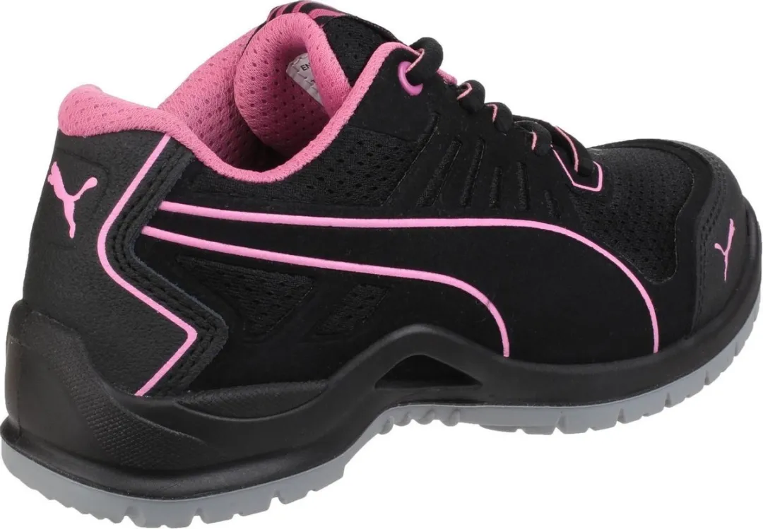 PUMA Safety Fuse TC Laag S1P - Zwart/Roze 36