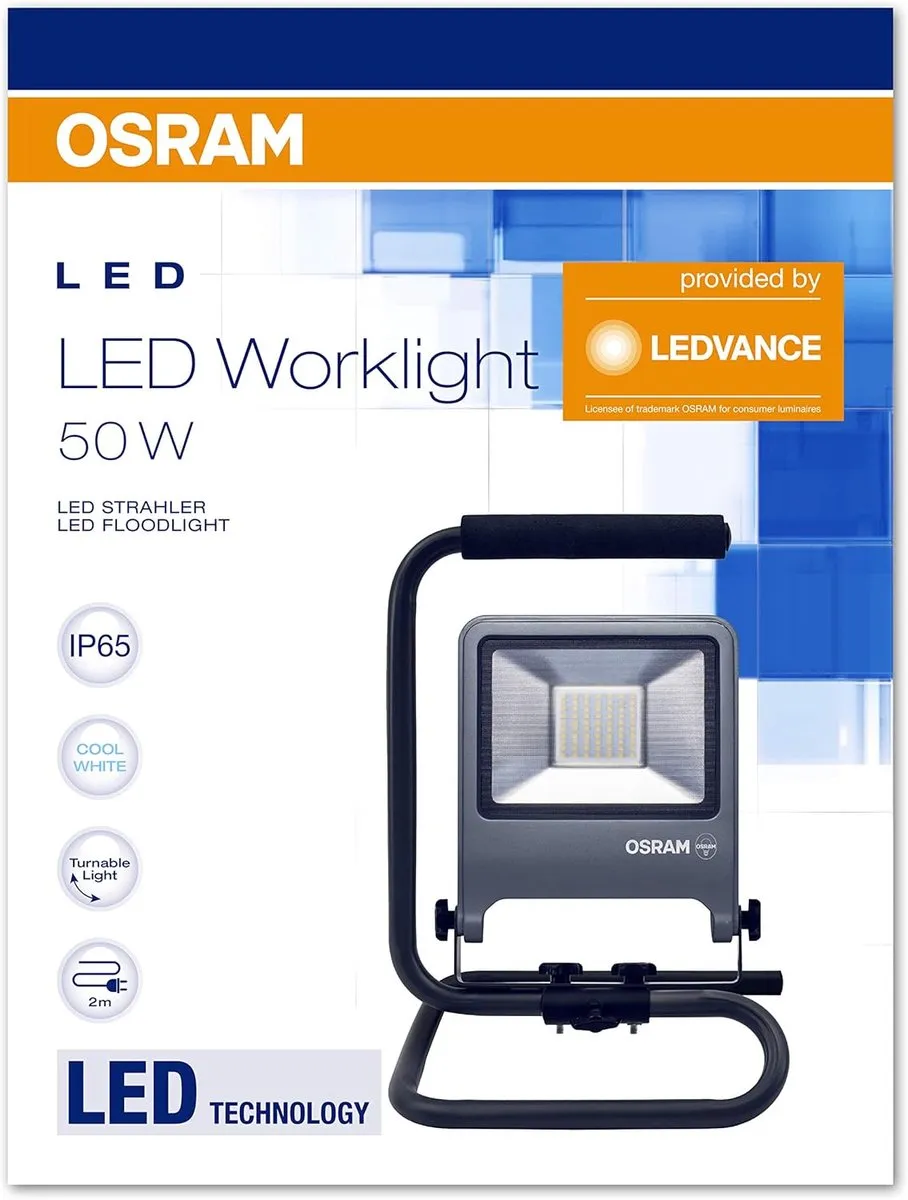 Osram LED Bouwlamp Draagbaar 50W 4500lm IP65