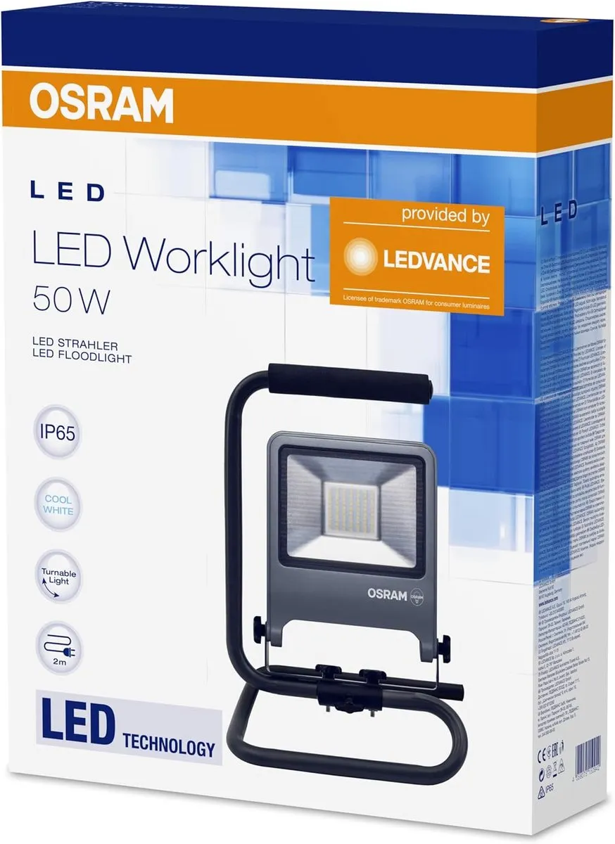 Osram LED Bouwlamp Draagbaar 50W 4500lm IP65