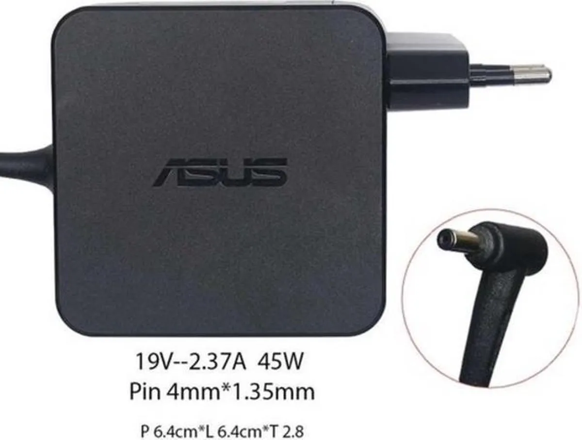 ASUS ADP-45W AB Adapter 45W 19V - 4mm Pin - Zwart