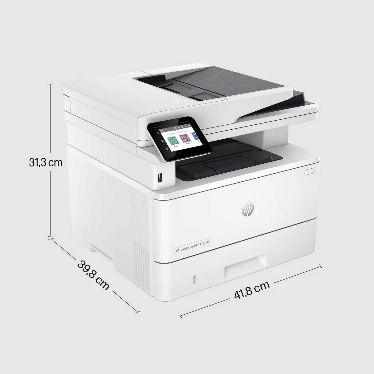 HP LaserJet Pro MFP 4102fdn All-in-One Laserprinter - Wit - afbeelding 6 van 6